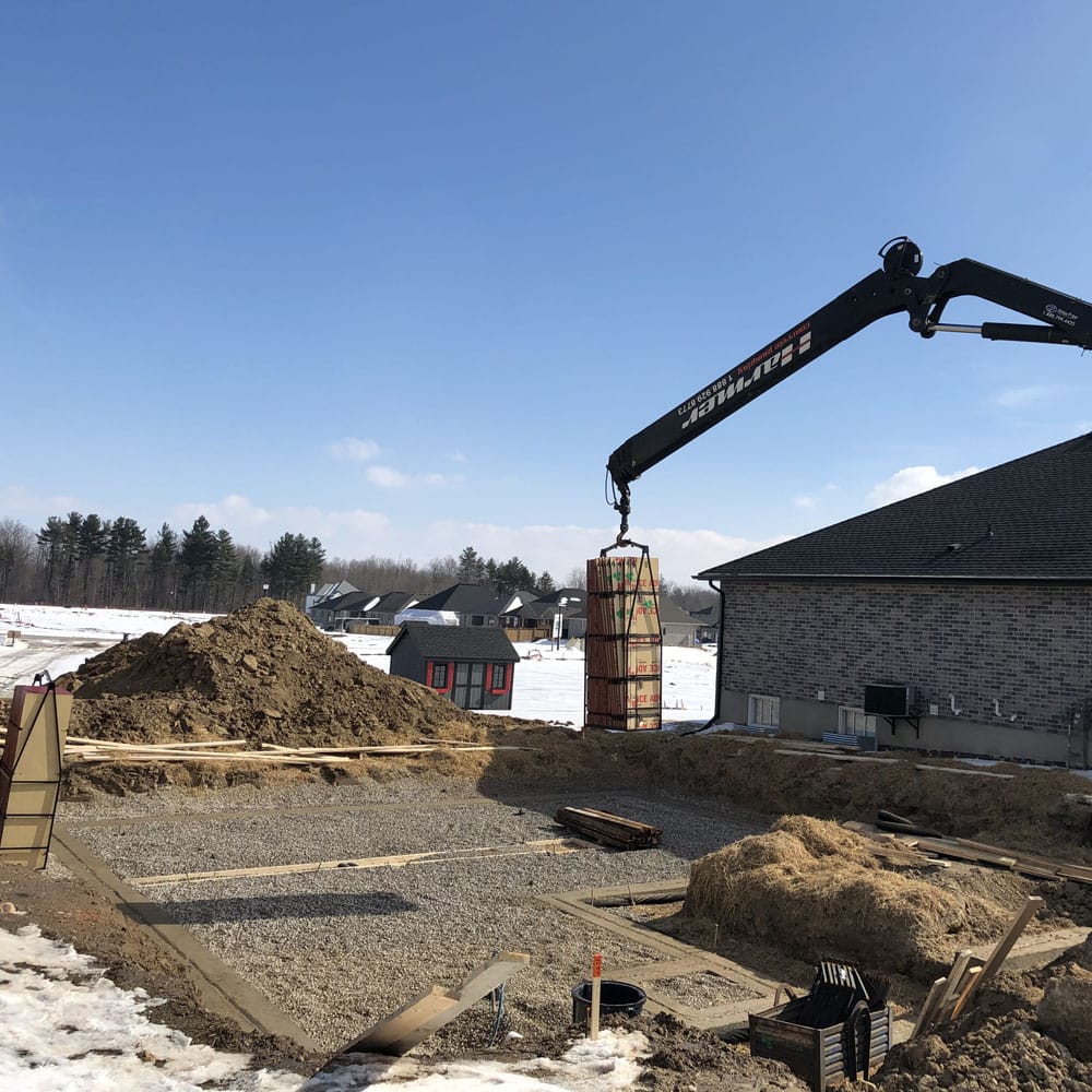 Lot 4 Shawn’s Trail – Concrete Forming